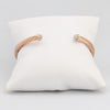 Rope cuff bracelet capped with diamond-like cubic zirconia gems  Ivy and Pearl Boutique   