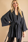 Weekend loungewear knit kimono sweater  Ivy and Pearl Boutique   