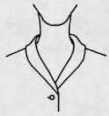 Shawl collar
